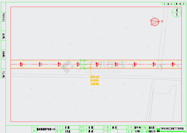 【河南】市政道路工程设计施工图（含交通照明雨污水）-图二