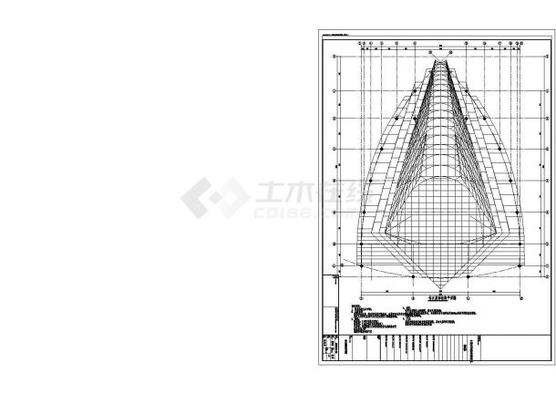 【上海】某钻石屋面钢结构节点构造详图-图一