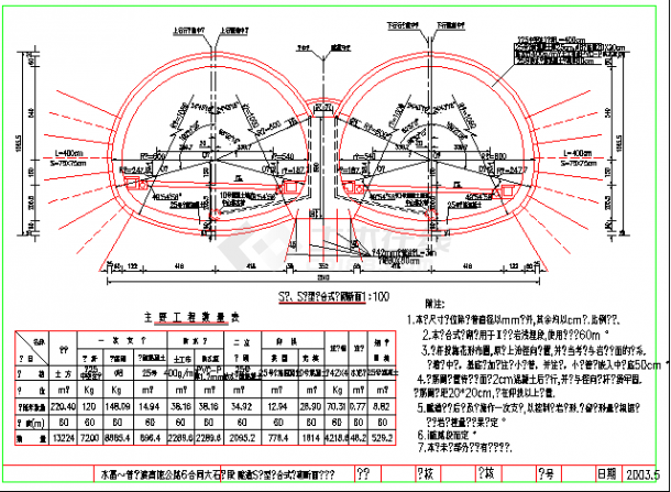 【云南】隧道衬砌钢筋结构设计施工图纸44张-图一