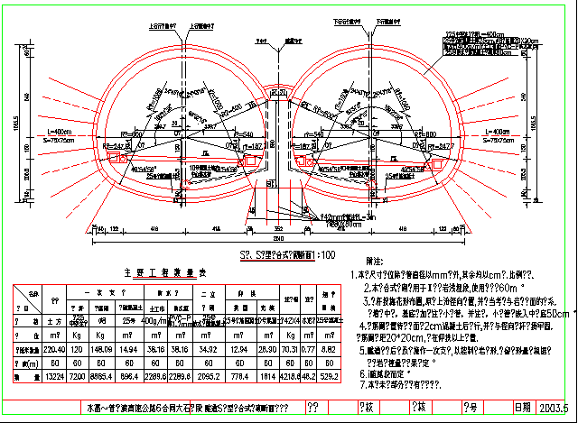【云南】隧道衬砌钢筋结构设计施工图纸44张_图1