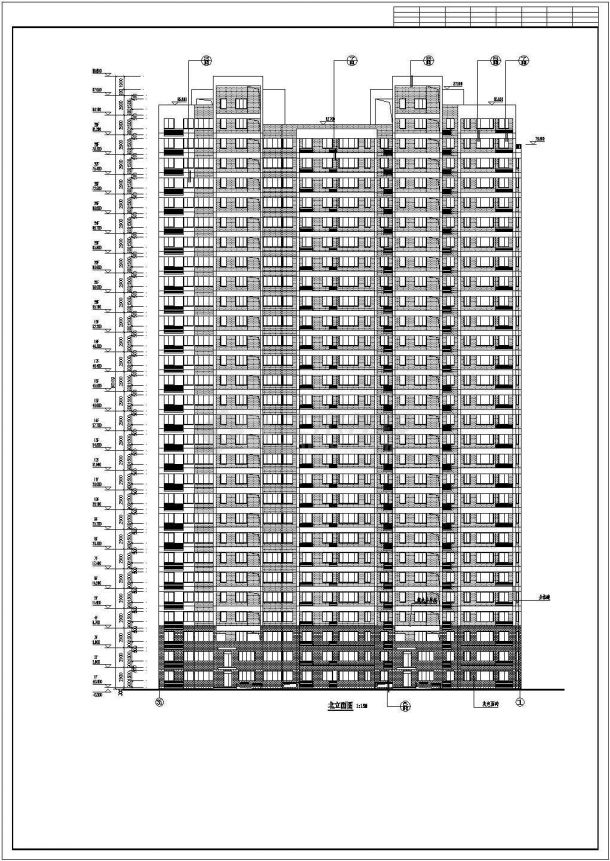 29层剪力墙结构住宅楼结构施工图(含建筑图)-图一