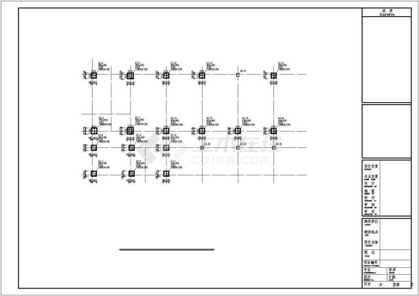 【重庆】五层框架结构中学校教学楼结构施工图-图二