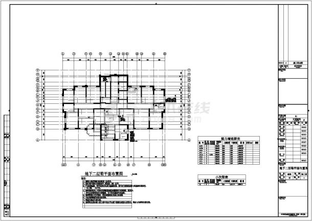 【青海】28层剪力墙结构住宅楼结构施工图-图一