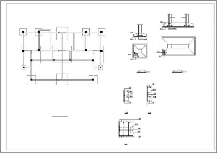 某地三层框架结构精品别墅结构施工图_图1
