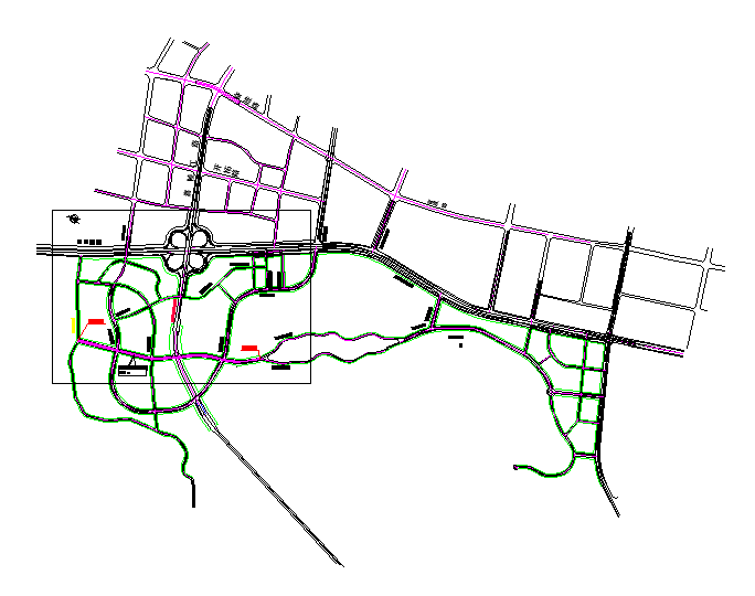【山东】双向四车道市政道路设计图纸136张（含雨污水三跨拱桥）_图1