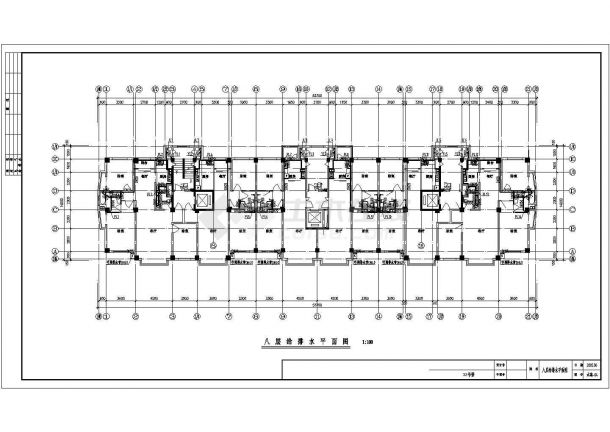 某地上十五层住宅给排水设计图（含设计说明）-图二