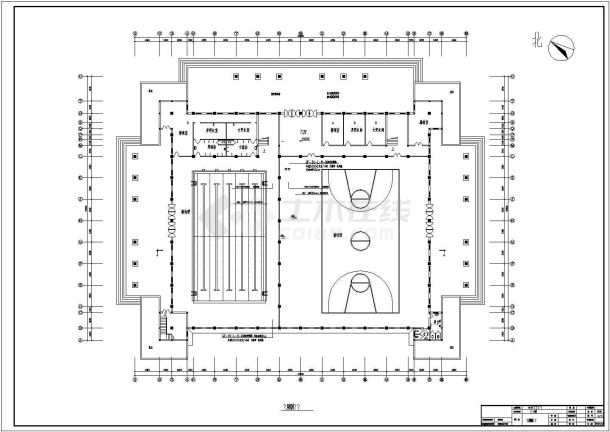 某学校文体楼空调设计施工图纸-图二