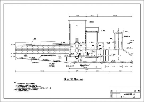 某地区泵站方案规划布置图-图二