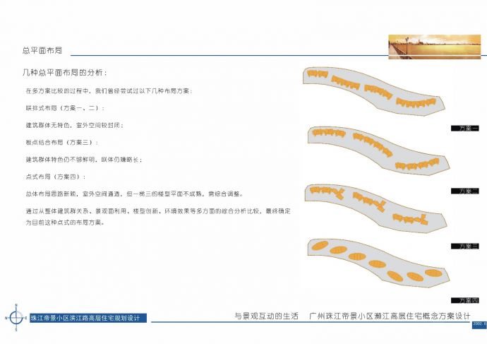 [珠江]某高层住宅区建筑设计方案文本_图1