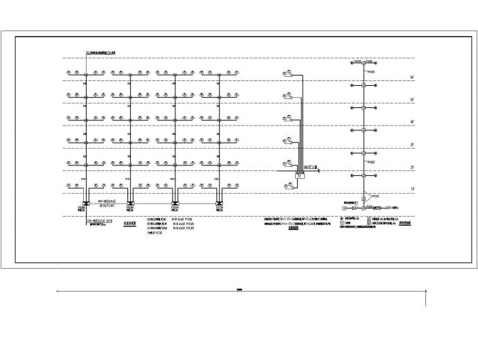 某区域六层住宅楼电气设计CAD参考图_图1