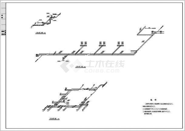 某6层酒店空调通风系统设计施工图纸-图二