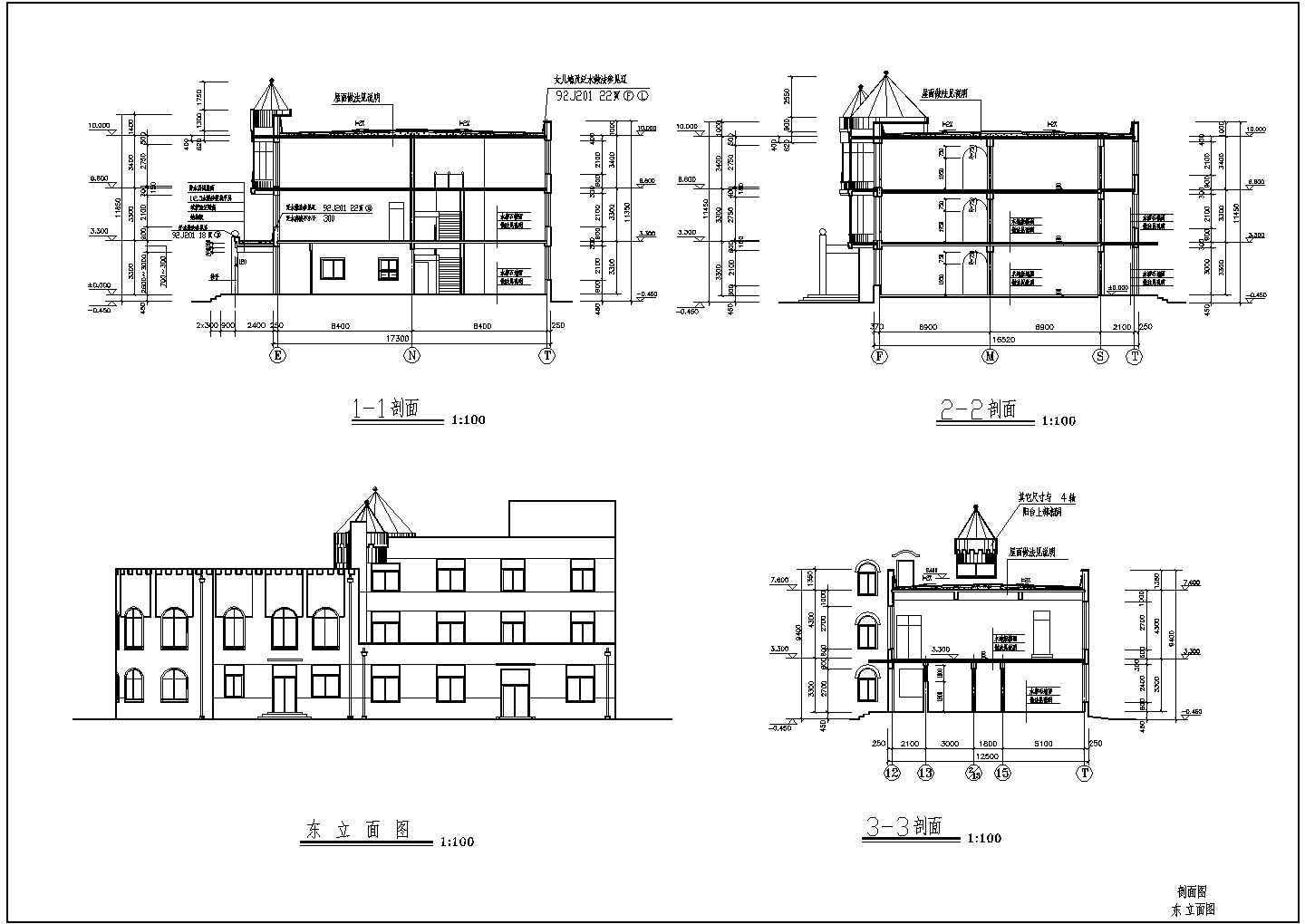 【镇江】三层现代风格幼儿园建筑设计图纸