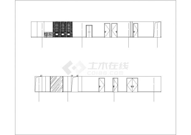 【北京】某新中式风格连锁火锅店装饰设计施工图（含效果）-图二