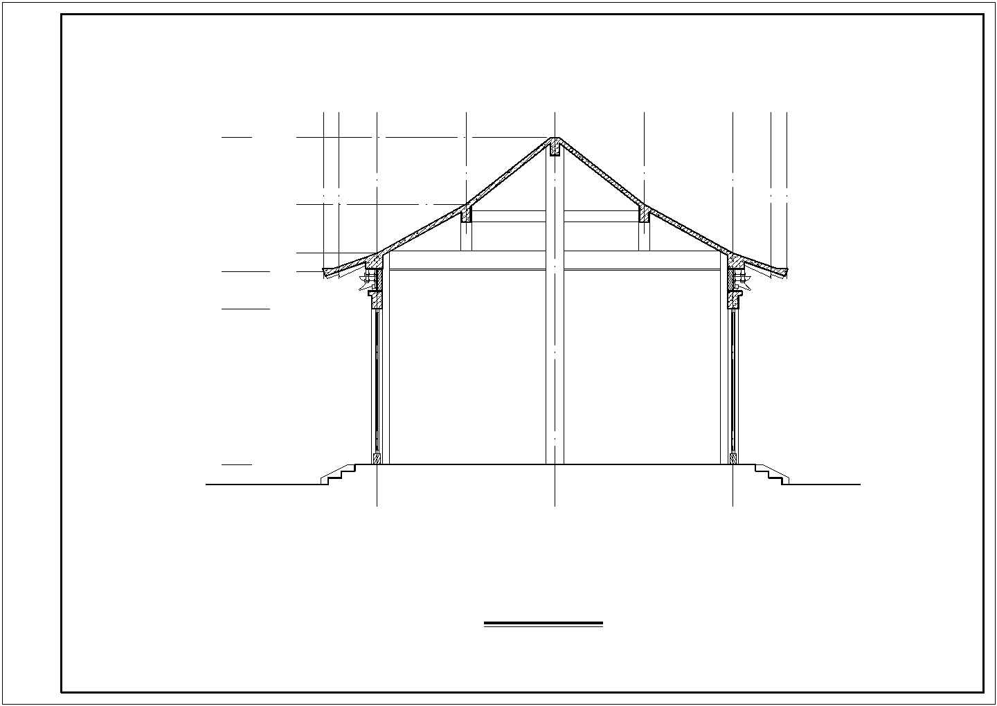 天王殿古建筑CAD施工图