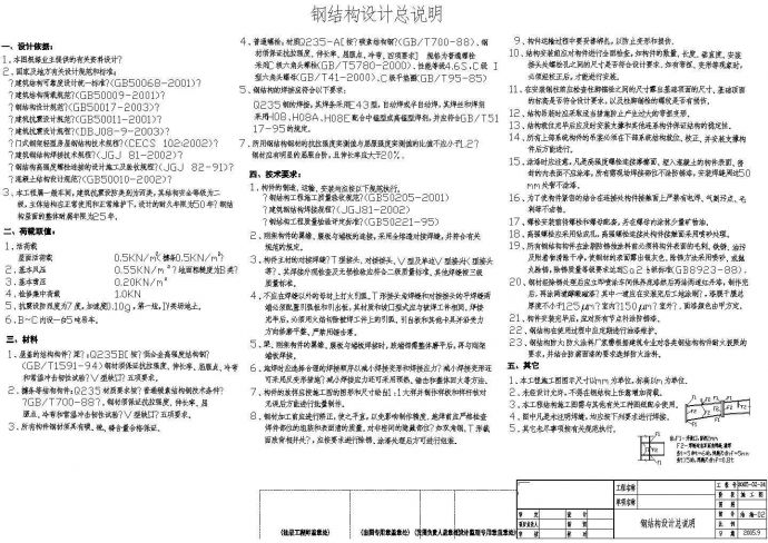 上海某框架车间结构施工图（独立基础），_图1