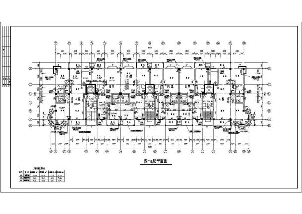 某地高层框架结构住宅楼建筑施工图纸-图二