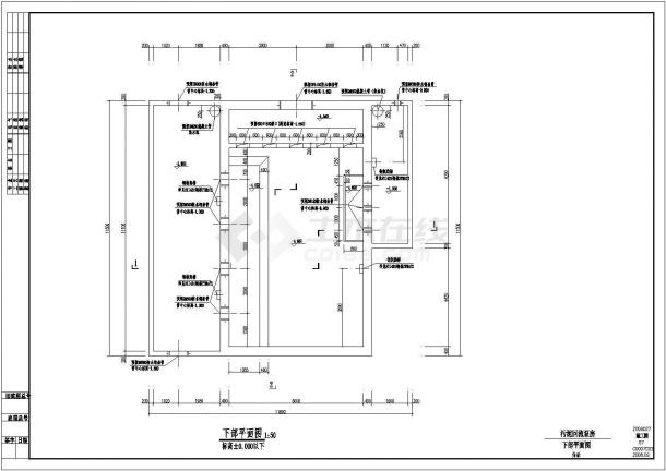 【济南】某泵房结构设计施工图（共10张图）-图二