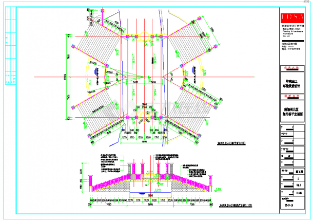 超大型主题购物公园全套景观规划设计施工图-图二