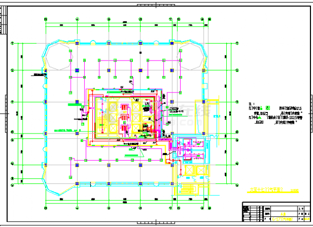 某住宅楼强电设计cad图纸（配电系统设计）-图一