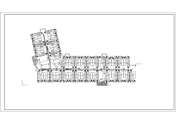 某学生公寓楼电气设计CAD平面布置图-图二