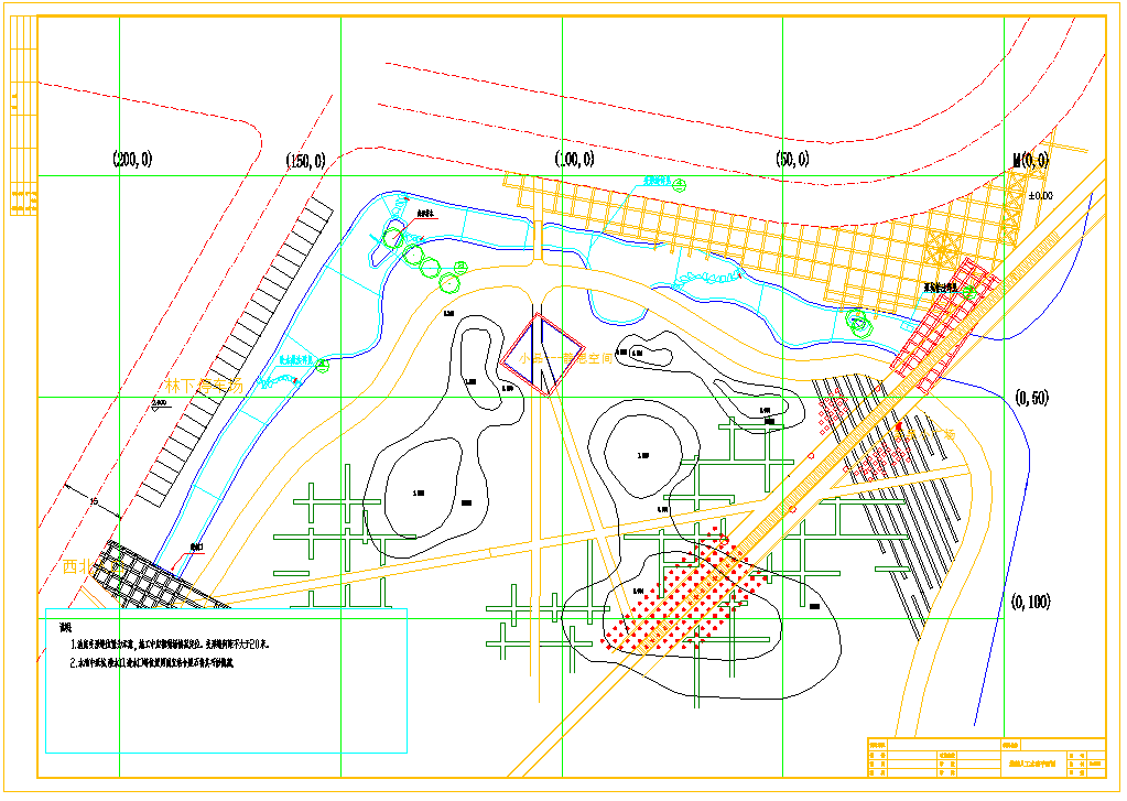 【广东】某工厂改造公园景观设计施工图