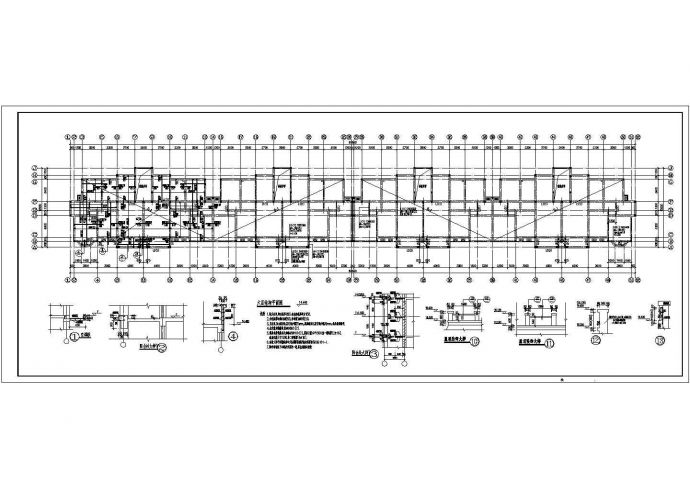【巢湖】某六层砖混住宅结构设计施工图（2号楼）_图1