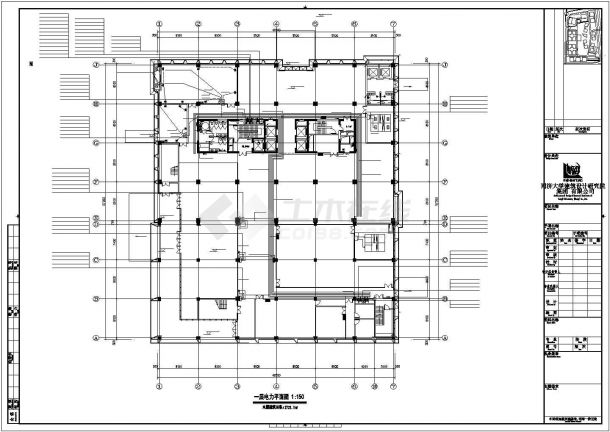 上海某26424㎡地上十五层框剪结构研发基地项目图纸-图二