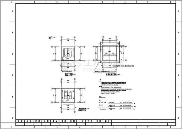 某公司车库电气图纸，共2张cad图-图二