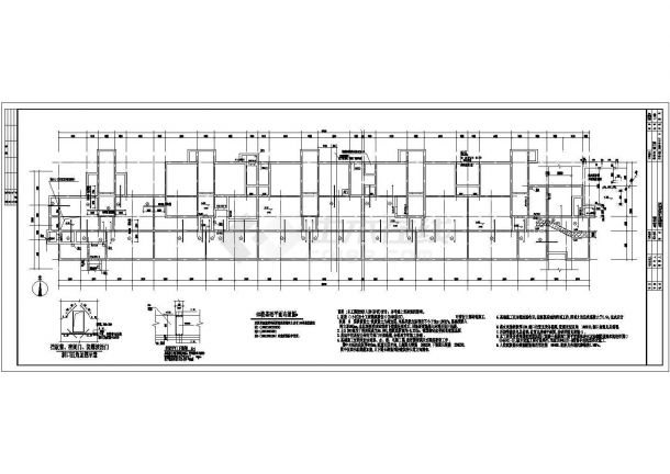 北京某十九层框架结构小区建筑施工图（4号楼）-图一