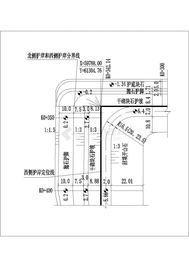 [河南]高桩码头工程施工图(护岸陆域工程)-图二