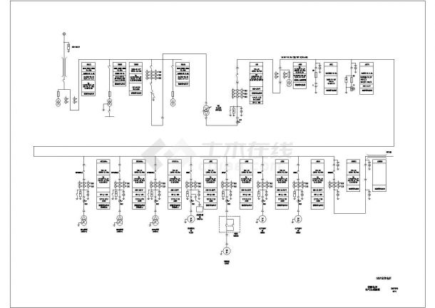 江苏某35KV变电所电气施工图（含设计说明）-图一