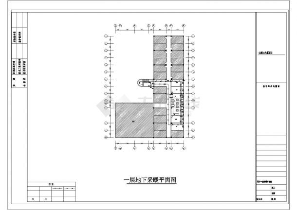 [山西]地上六层办公楼采暖设计施工图（含设计说明）-图一