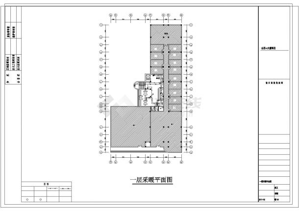 [山西]地上六层办公楼采暖设计施工图（含设计说明）-图二