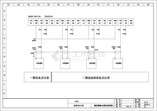 [广东]某水厂自动控制系统全套图纸-图二