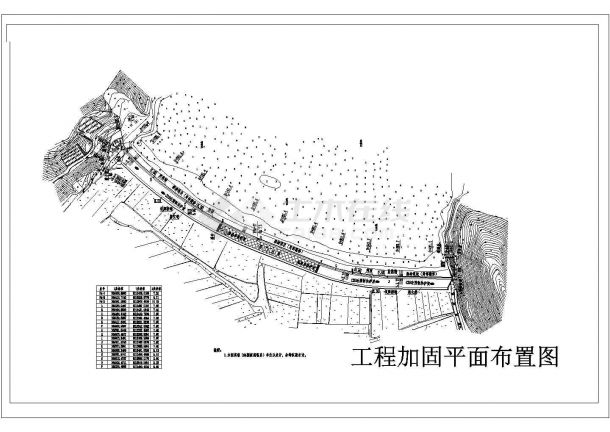[浙江]小（二）型病险水库拦水坝工程施工图(编制于2015年)-图一