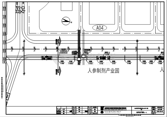 某3公里长地下综合管廊道路结构设计施工图-图一