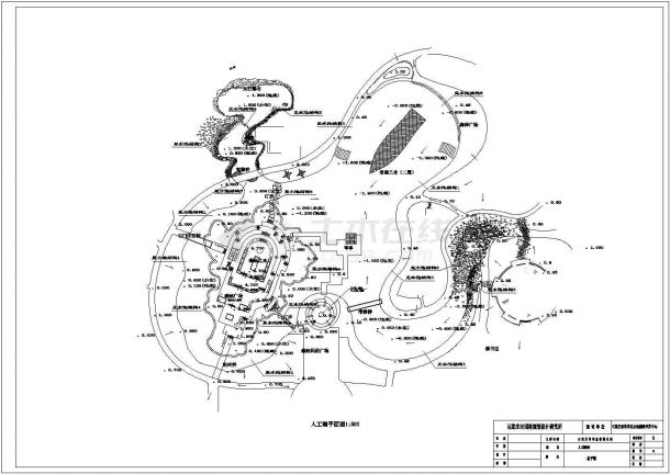 【石家庄】希望绿洲公园景观规划设计施工图-图一