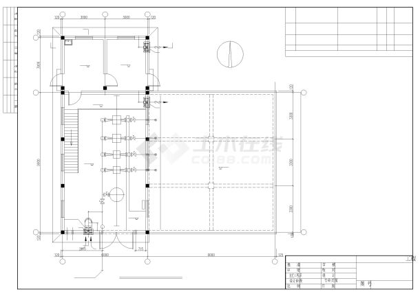 某小区水泵房工艺设计施工图-图一