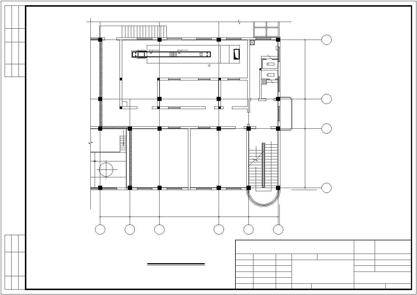 制药厂空调设计CAD立面图