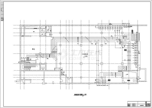 大型制冷机房CAD设计参考图纸-图二