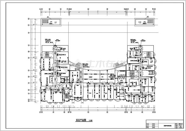 某地经典8层酒店空调CAD布置图-图二