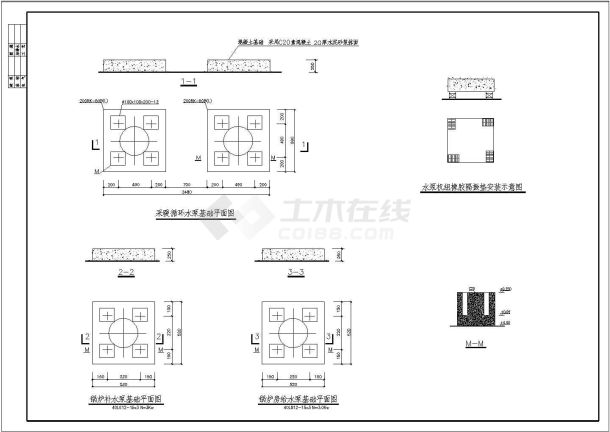 10T锅炉房设计图纸（共8张图）-图二