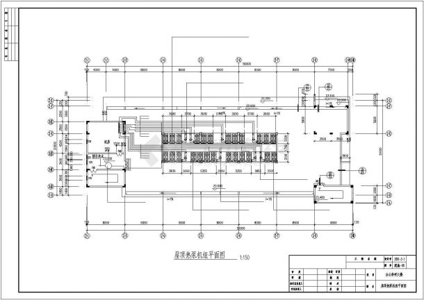 某工厂厂区空调设计CAD套图-图一