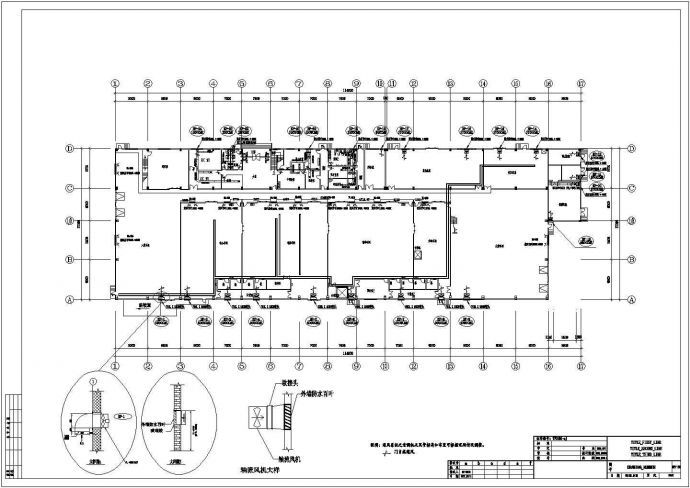 中小型厂房空调通风设计CAD参考图_图1