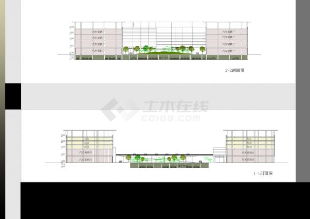 [上海]某国际汽车城建筑设计方案文本-图二