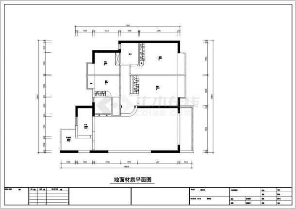 简约欧式风格住宅室内设计施工图（含效果图）-图一