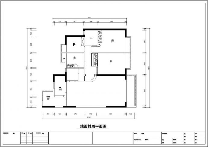 简约欧式风格住宅室内设计施工图（含效果图）_图1