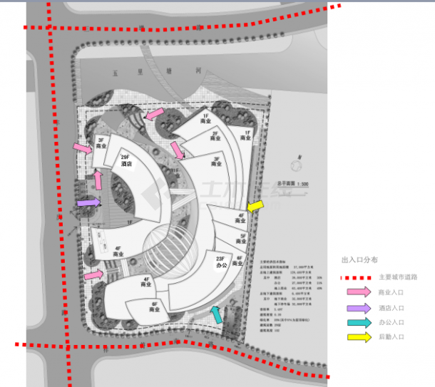 [杭州]超高层海洋特色购物中心建筑设计方案文本（含超高层酒店）-图一