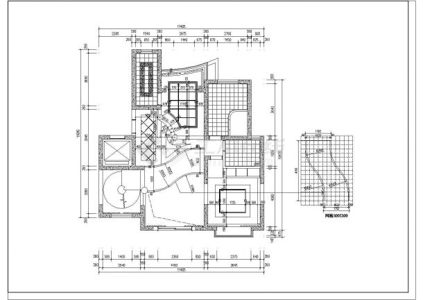 欧式复式风格住宅室内装修设计图(含效果图)-图二