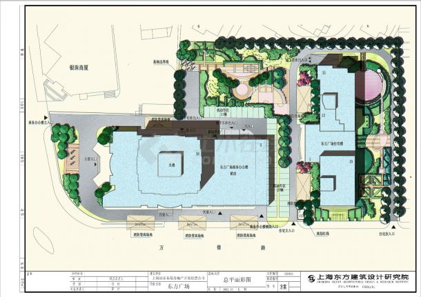 [上海]高层现代风格商业广场建筑设计方案文本（知名设计院）-图二